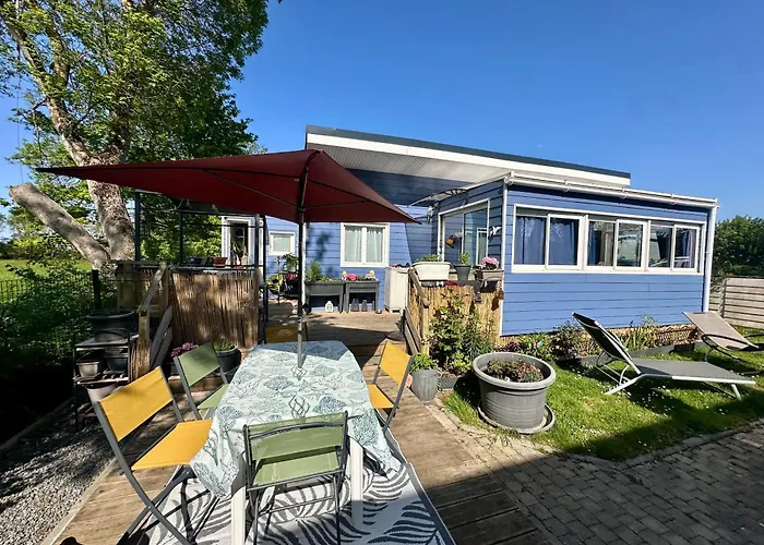 La Maison Bleue, Avec Piscine Apartment Hermanville-sur-Mer